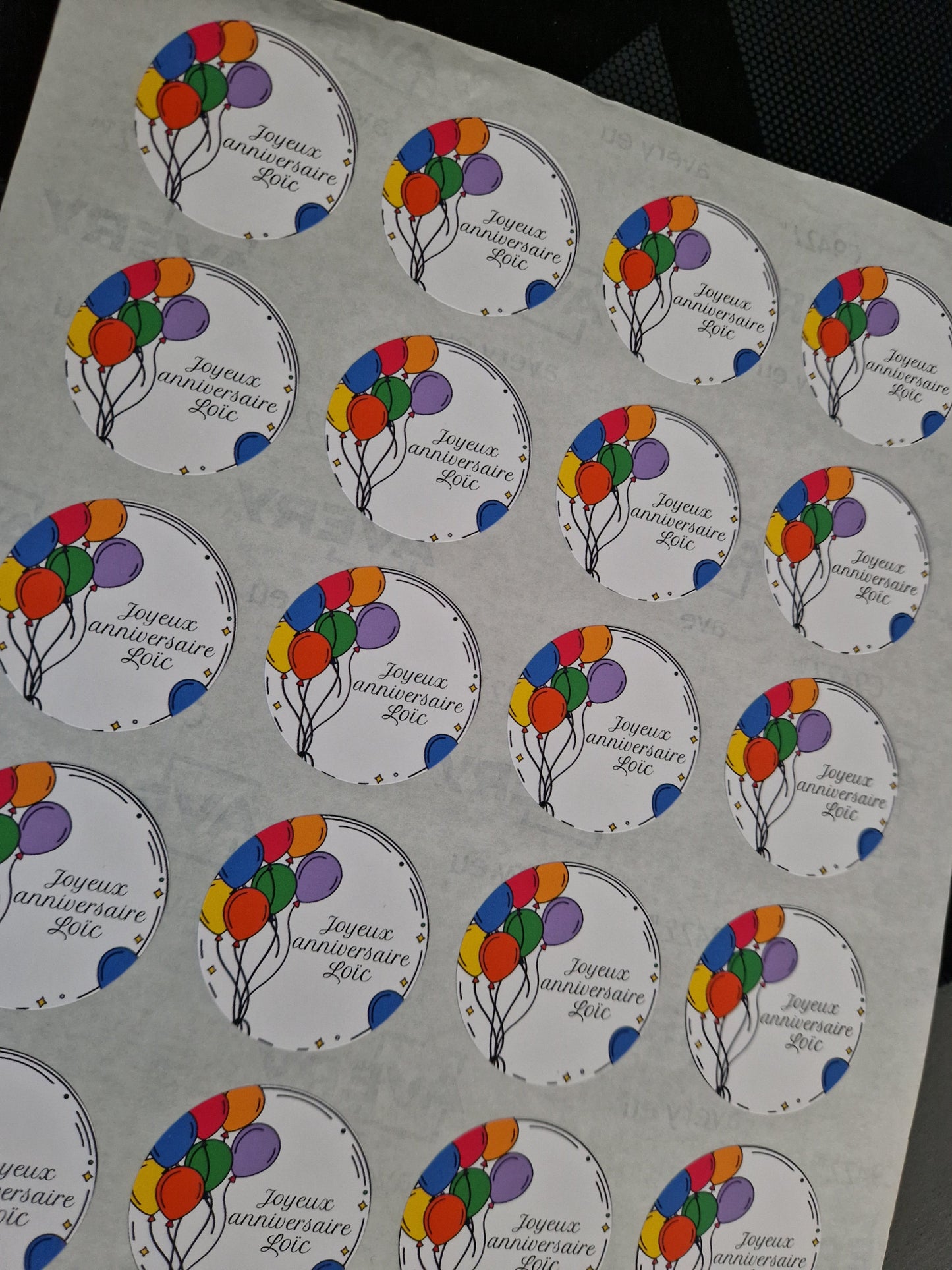 Étiquettes Personnalisées - Tous Événements & Entreprises