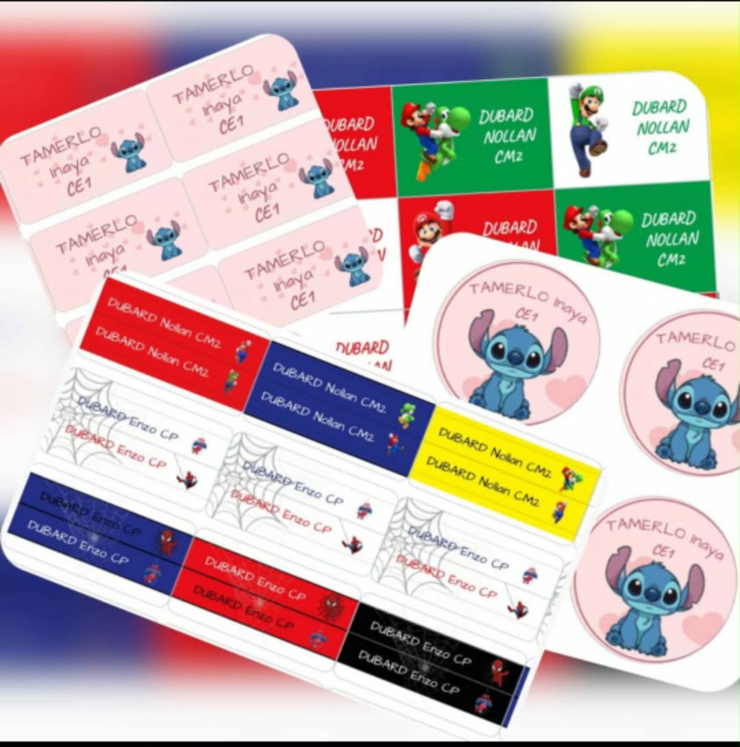 Étiquette effets scolaires