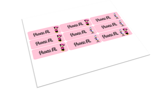 Étiquettes thermocollantes personnalisées