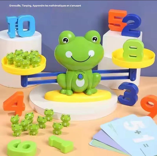 Jeu d’Équilibre Grenouille – Apprentissage Ludique et Mathématique 🎓🐸