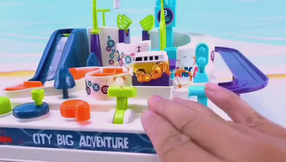 🚗 Jouet d’Aventure Interactif – Piste Voiture Éducative